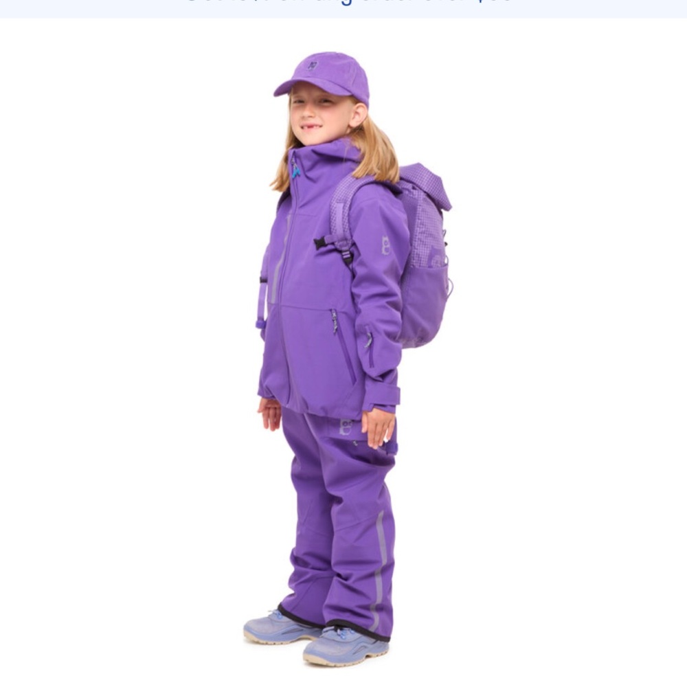 ISO Namuk Dait pants and Turas Jacket in Purple Panda